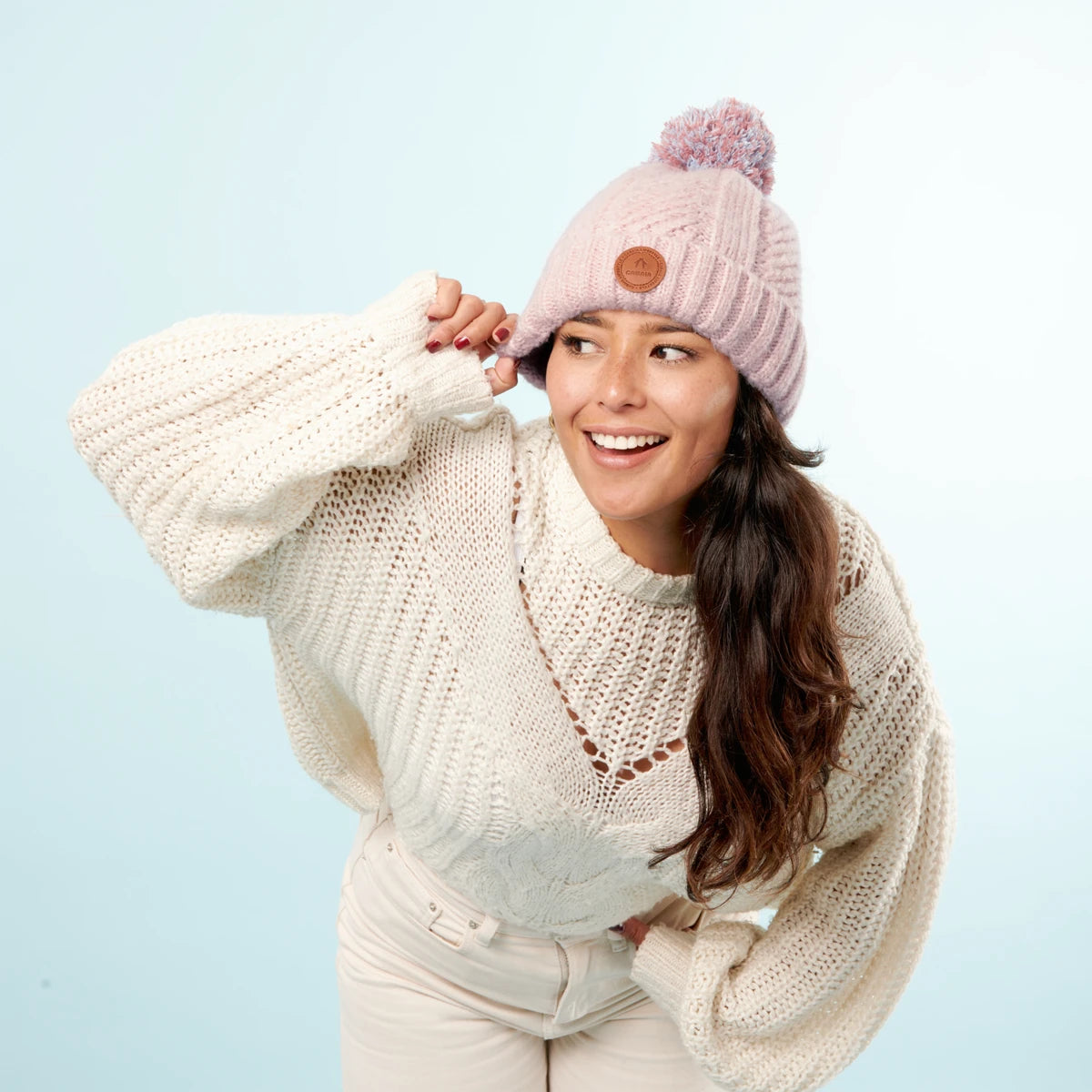 Bonnet Garibaldi Rose clair - Cabaia - 