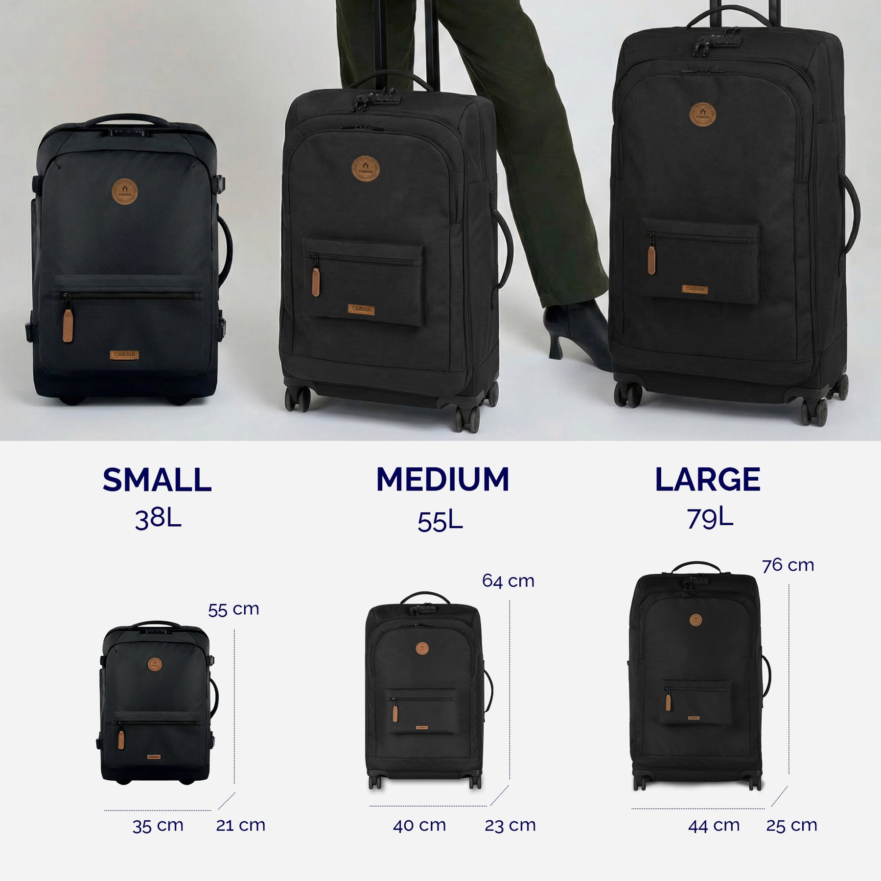 Valise souple 4 roues Medium Valladolid - Cabaia - 