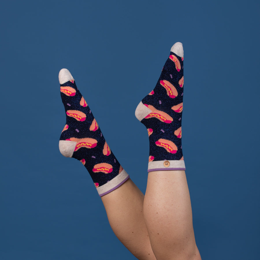 Chaussettes Louise & Jeremi - Navy - Cabaia - 