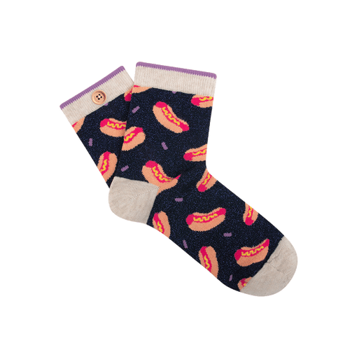 Chaussettes Louise & Jeremi - Navy - Cabaia -  - Cabaia