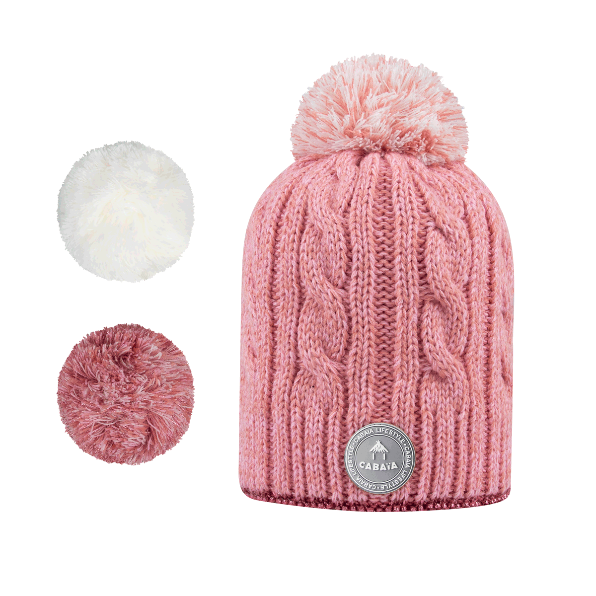 Milky Rose Lurex - Polaire - Cabaia - 